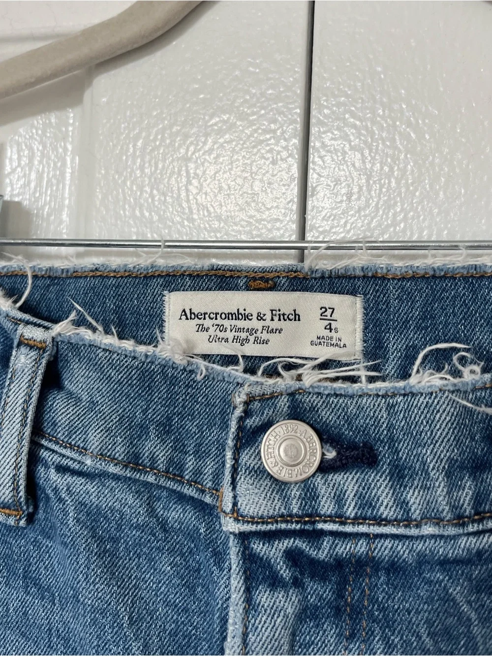 Abercrombie & Fitch Mid Wash Flared Jeans